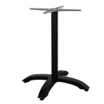 ΒΑΣΗ ΑΛΟΥΜΙΝΙΟΥ ΜΑΥΡΟ ΜΑΤ 66Χ66Χ72Υεκ - ΜΕ ΣΤΑΥΡΟ 48Χ48εκ