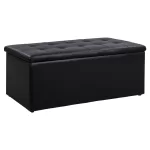 ΣΚΑΜΠΟ PU ΜΕ ΑΠΟΘΗΚΕΥΤΙΚΟ ΧΩΡΟ TRISCUBE ΜΑΥΡΟ 5x50Υ εκ.