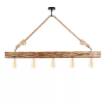 ΦΩΤΙΣΤΙΚΟ ΟΡΟΦΗΣ 5ΦΩΤΟ ΞΥΛΙΝΟ ΜΕ ΣΧΟΙΝΙ - Χ7Χ53 εκ