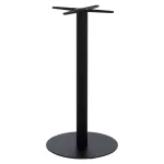 ΒΑΣΗ ΜΕΤΑΛΛΙΚΗ ΜΠΑΡ ΜΕΣΑΙΟΥ ΥΨΟΥΣ ΜΑΥΡΗ ΜΑΤ ΣΤΑΥΡΟΣ 46Χ46εκ. Φ49X94Υεκ.