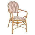 ΠΟΛΥΘΡΟΝΑ ΑΛΟΥΜΙΝΙΟΥ BAMBOO LOOK ΦΥΣΙΚΟ - ΛΕΥΚΟ 55x58x95 εκ.