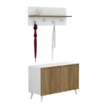 ΕΠΙΠΛΟ ΕΙΣΟΔΟΥ DELPHINE ΜΕΛΑΜΙΝΗ ΣΕ ΕΥΚΟ 80x31,3x41,5Yεκ