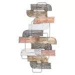 ΔΙΑΚΟΣΜΗΤΙΚΟ ΤΟΙΧΟΥ ΜΕΤΑΛΛΟ ΣΕ ΔΙΑΦΟΡΑ ΧΡΩΜΑΤΑ 58x4x109εκ.