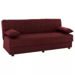 ΚΑΝΑΠΕΣ ΚΡΕΒΑΤΙ ANDRI ΤΡΙΘΕΣΙΟΣ ΚΟΚΚΙΝΟ 180x72x77 εκ.