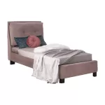 ΚΡΕΒΑΤΙ RILEY 90Χ200 ΜΕ ΥΦΑΣΜΑ ΒΕΛΟΥΔΟ ΣΑΠΙΟ ΜΗΛΟ