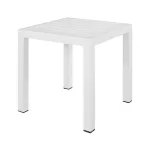 ΤΡΑΠΕΖΙ ΑΛΟΥΜΙΝΙΟΥ QIANA ΛΕΥΚΟ 45x45x45,5εκ