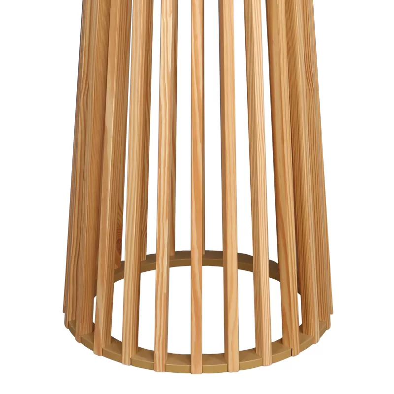 Τραπέζι μπαρ Domonic mdf φυσικό Φ60x105εκ - Image 2