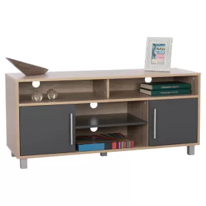 ΕΠΙΠΛΟ ΤΗΛΕΟΡΑΣΗΣ DANNA ΜΕΛΑΜΙΝΗΣ SONAMA-ΓΚΡΙ - 120x40x55 εκ