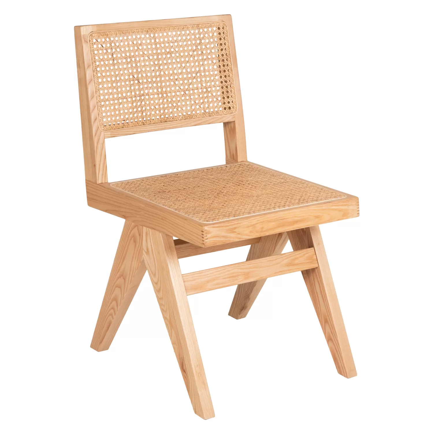 ΚΑΡΕΚΛΑ ΦΡΑΞΙΝΟΥ RATTAN ΦΥΣΙΚΟ 45x55,5x83Y