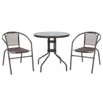 ΣΕΤ ΕΞΩΤ. ΧΩΡΟΥ 3ΤΜΧ ΚΑΦΕ ΜΕΤΑΛΛΟ-ΓΥΑΛΙ ΑΣΦΑΛΕΙΑΣ-ΚΑΦΕ TEXTILENE