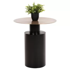 ΒΟΗΘΗΤΙΚΟ ΤΡΑΠΕΖΑΚΙ CUTTY ΜΕΤΑΛΛΙΚΟ ΜΑΥΡΟ-ΣΚΟΥΡΟ ΧΑΛΚΙΝΟ Φ51Χ55,5Υεκ.