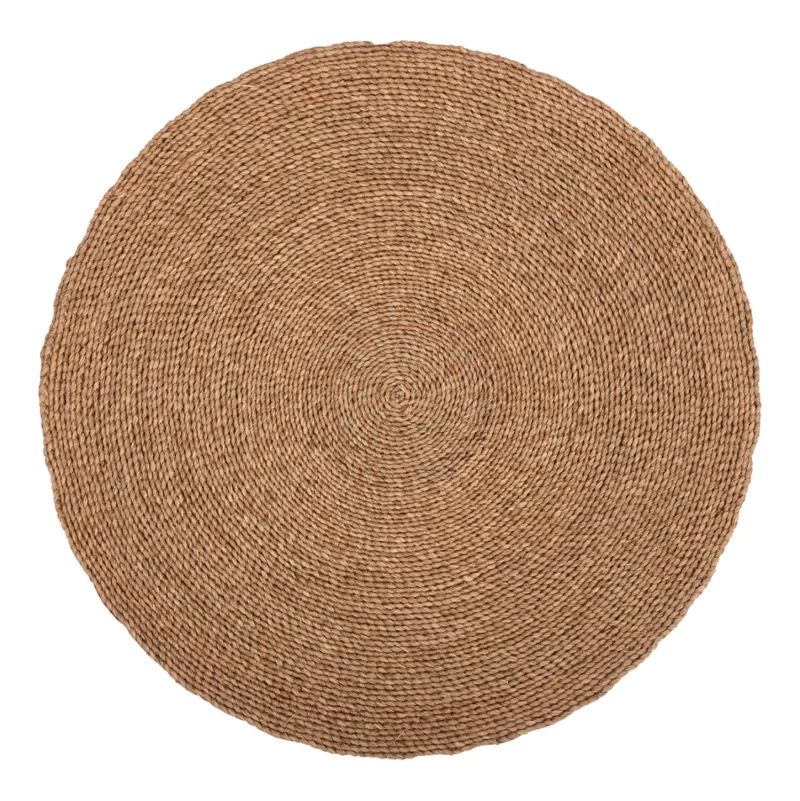 ΧΑΛΙ ΣΤΡΟΓΓΥΛΟ CRATER GRASS ΣΕ ΦΥΣΙΚΟ ΧΡΩΜΑ Φ150εκ.