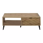 Τραπέζι σαλονιού Thelma oak 120x60x41,6εκ