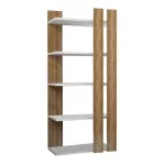 Ραφιέρα DOUBLE σε χρώμα σκούρο καρυδί - Ραφιέρα 80x23x160