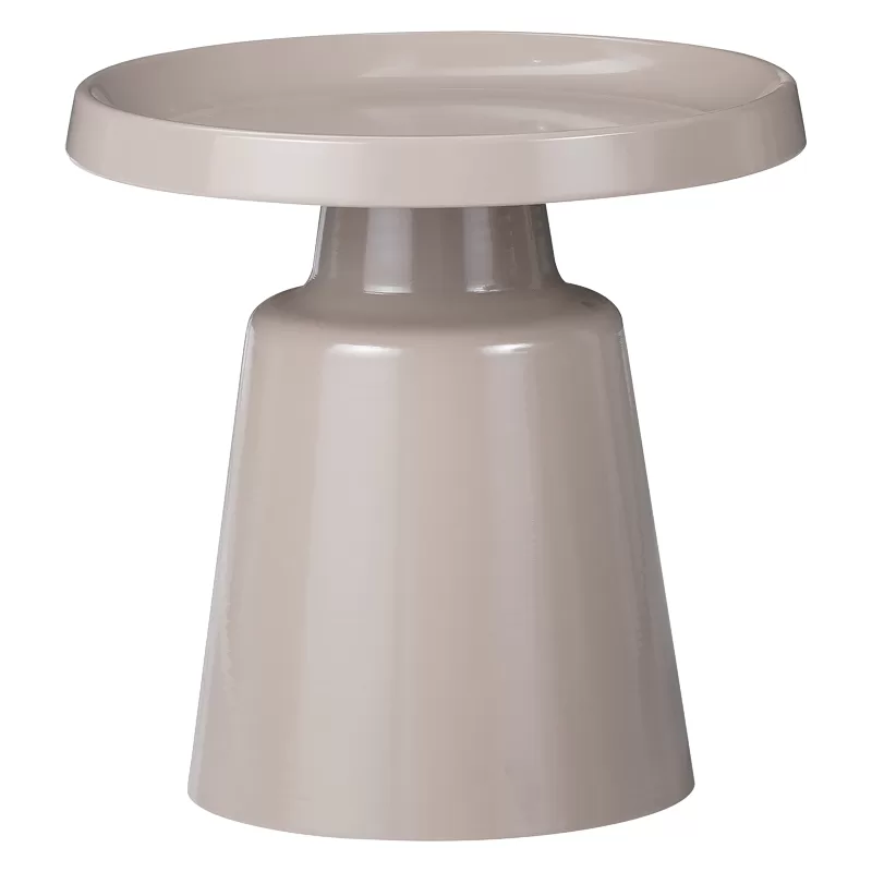 Βοηθητικό τραπέζι Ginoze cappuccino μέταλλο Φ50x50εκ