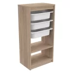 ΣΥΡΤΑΡΙΕΡΑ SANI ΜΕΛΑΜΙΝΗ SONAMA-ΛΕΥΚΑ ΣΥΡΤΑΡΙΑ P.E. 45,5x30x92Υ