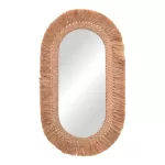 Καθρέπτης Bohnile sisal σε φυσικό χρώμα 70x4x120εκ