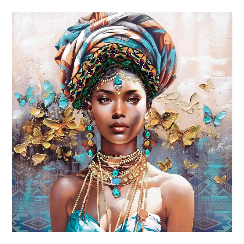 Πίνακας σε καμβά Baba 3D 100x3x100εκ