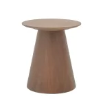 Βοηθητικό τραπέζι Kayano καρυδί mdf Φ45x50εκ