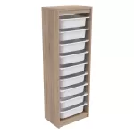 ΣΥΡΤΑΡΙΕΡΑ SANI ΜΕΛΑΜΙΝΗ SONAMA-9 ΛΕΥΚΑ ΣΥΡΤΑΡΙΑ P.E. 45,5x29,6x125Υ