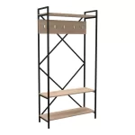 ΕΠΙΠΛΟ ΕΙΣΟΔΟΥ NAVIS ΜΕΛΑΜΙΝΗ ΣΟΝΑΜΑ-ΜΑΥΡΟΣ ΜΕΤΑΛ.ΣΚΕΛΕΤΟΣ 90x34x180Υεκ.