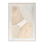 ΠΙΝΑΚΑΣ ΤΟΙΧΟΥ 3D ΜΕ ΚΟΡΝΙΖΑ ΜΠΕΖ-ΧΕΙΡΟΠΟΙΗΤΕΣ ΚΑΜΠΥΛΕΣ 72x5Χ102Υεκ.