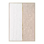 ΠΙΝΑΚΑΣ TOIXOY SHON ΜΕ ΚΟΡΝΙΖΑ ΜΠΕΖ-ΚΑΜΒΑΣ ΣΕ ΛΕΥΚΟ-ΜΠΕΖ 62x4,5x92Υεκ.