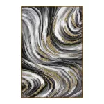 ΠΙΝΑΚΑΣ TOIXOY ΜΕ ΚΟΡΝΙΖΑ ΜΠΕΖ-ΚΑΜΒΑΣ ΕΚΤΥΠΩΣΗ ABSTRACT 62x4,5x92Υεκ.