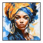 ΠΙΝΑΚΑΣ TOIXOY ONNANOKO ΜΕ ΚΟΡΝΙΖΑ ΜΑΥΡΗ-ΚΑΜΒΑΣ ΕΚΤΥΠΩΣΗ ΓΥΝΑΙΚΕΙΑ ΦΙΓΟΥΡΑ 82x4,5x82Υεκ.