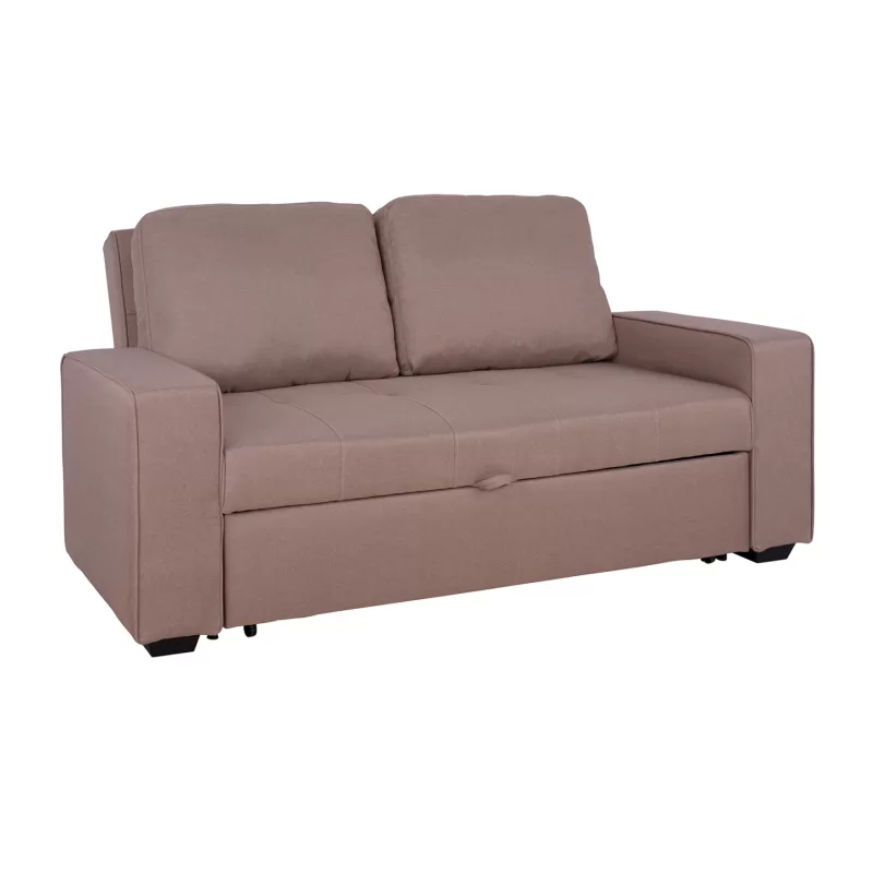 ΚΑΝΑΠΕΣ ΚΡΕΒΑΤΙ KANNA 2ΘΕΣΙΟΣ ΜΕ ΜΠΕΖ ΥΦΑΣΜΑ 175x100x83 εκ.