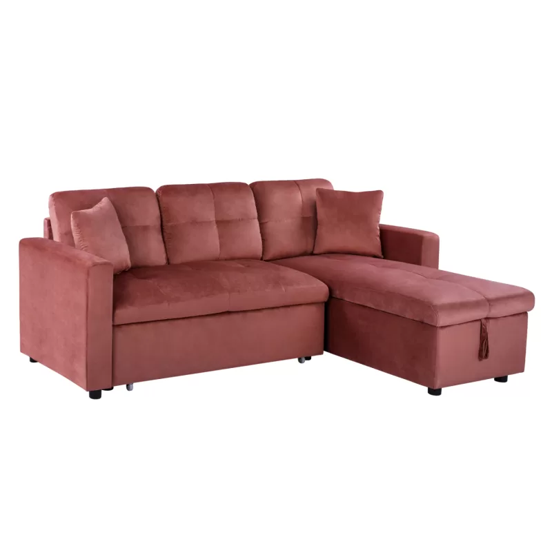 ΚΑΝΑΠΕΣ ΓΩΝΙΑ ΚΡΕΒΑΤΙ WAYNE 224x147x85Υεκ. ΒΕΛΟΥΔΟ ΣΑΠΙΟ ΜΗΛΟ