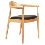 ΠΟΛΥΘΡΟΝΑ ΤΡΑΠΕΖΑΡΙΑΣ ADOR RUBBERWOOD ΣΕ ΟΑΚ ΚΑΙ ΜΑΥΡΟ PU 62x54x76,5Υεκ