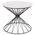 ΒΟΗΘΗΤΙΚΟ ΤΡΑΠΕΖΙ ΣΑΛΟΝΙΟΥ GRESAM ΚΕΡΑΜΙΚΟ TOP-ΜΕΤΑΛΛΟ Φ50x44Υεκ.