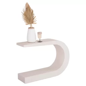 ΚΟΝΣΟΛΑ ΣΕΙΡΑ SANTORINI MDF ΣΕ ΥΠΟΛΕΥΚΟ ΧΡΩΜΑ 110x30x70Υεκ.