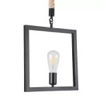 FRAISE Vintage Κρεμαστό Φωτιστικό Οροφής Μαύρο & Μπεζ