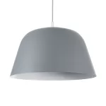 UPVALE Μοντέρνο Κρεμαστό Φωτιστικό Οροφής Γκρι & Λευκό