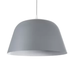 UPVALE Μοντέρνο Κρεμαστό Φωτιστικό Οροφής Γκρι & Λευκό