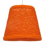 PLAYROOM Vintage Κρεμαστό Φωτιστικό Οροφής με Ντουί Πορτοκαλ