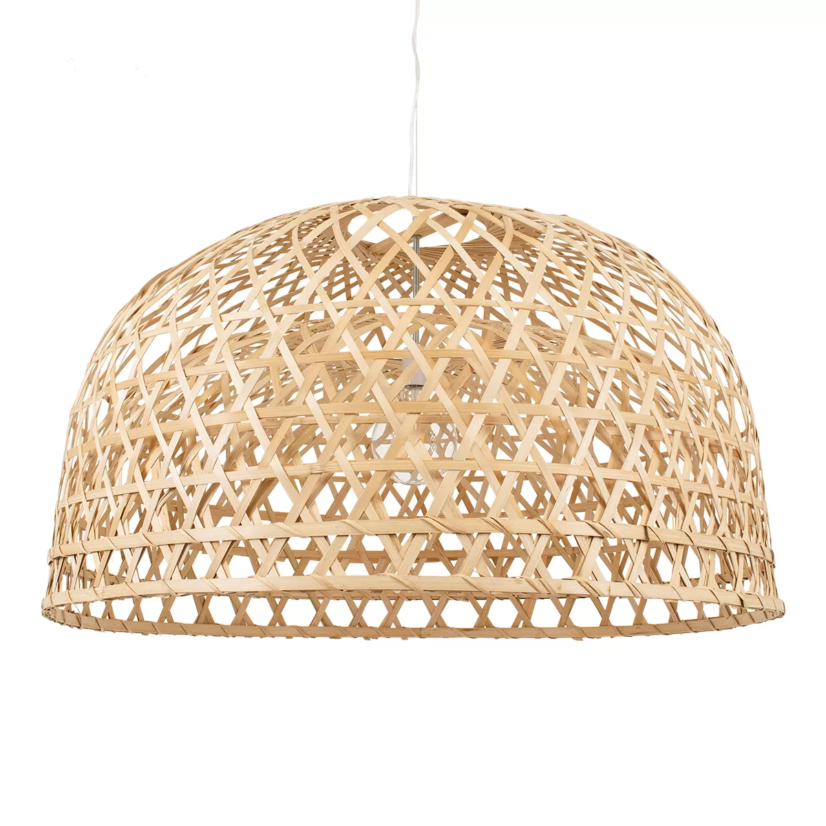 MANGEA Boho Κρεμαστό Φωτιστικό Οροφής με Ντουί 1 x E27 AC 220-240V IP20 - Μπεζ - Μ100 x Π100 x Υ59cm