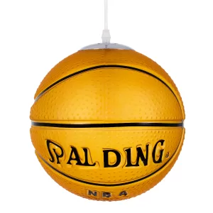 SPALDING NBA Παιδικό Κρεμαστό Φωτιστικό Πορτοκαλί & Μαύρο