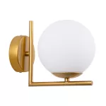 JADA Μοντέρνο Φωτιστικό Τοίχου – με Ντουί Χρυσό & Λευκό