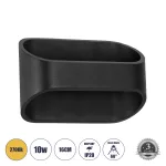 EDEN Μοντέρνο Φωτιστικό Τοίχου – Απλίκα LED Μαύρο Ματ