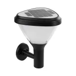NATURE Φωτιστικό Κολωνάκι Κήπου LED 10W 330lm 120° με Ενσωματωμένο Φωτοβολταϊκό Panel 6V 2W & Επαναφορτιζόμενη Μπαταρία Li-ion 3.2V 1800mAh με Αισθητήρα Ημέρας-Νύχτας Αδιάβροχο IP65 Ψυχρό Λευκό 6000K - Γκρι Ανθρακί - Μ26 x Π29 x Υ36cm