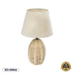 HASUMI Boho Επιτραπέζιο Φωτιστικό Πορτατίφ με Ντουί Μπεζ