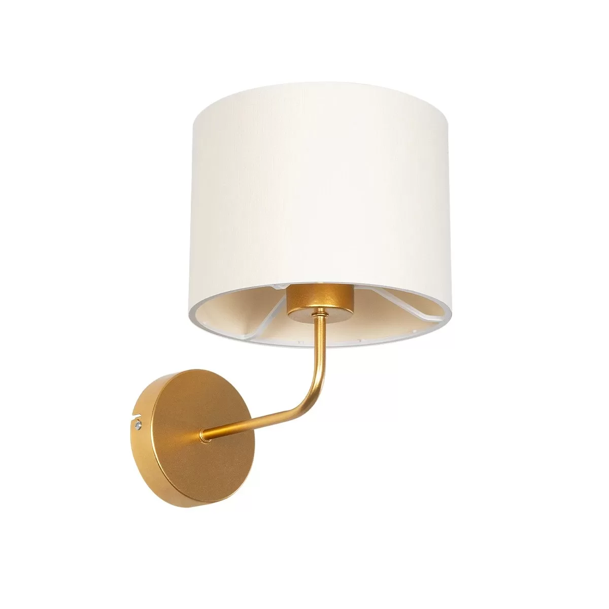 RALPH Vintage Φωτιστικό Τοίχου - Απλίκα με Ντουί 1 x E27 AC 220-240V IP20 - Χρυσό & Λευκό - Μ22 x Π29 x Υ30cm