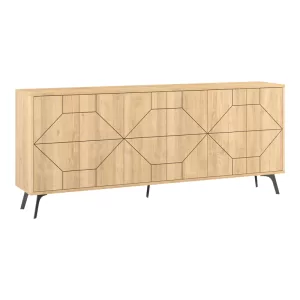 Μπουφές Dune σε φυσική απόχρωση 181x35x77.4εκ