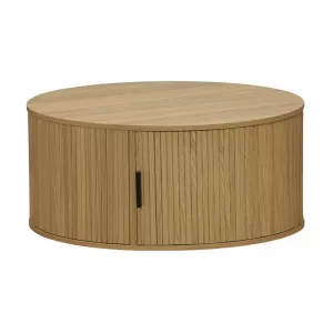 Τραπέζι σαλονιού Scandi MDF σε φυσική απόχρωση Φ80x35.5εκ