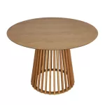 Τραπέζι Domonic φυσικό Φ120x75εκ