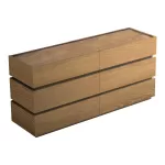 Συρταριέρα Sonlen mdf σε oak απόχρωση 120x40x72εκ
