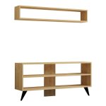 Σύνθετο σαλονιού Prestige σε oak απόχρωση 120x29,6x50εκ